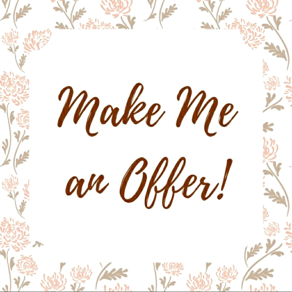 Feel free to make offers!